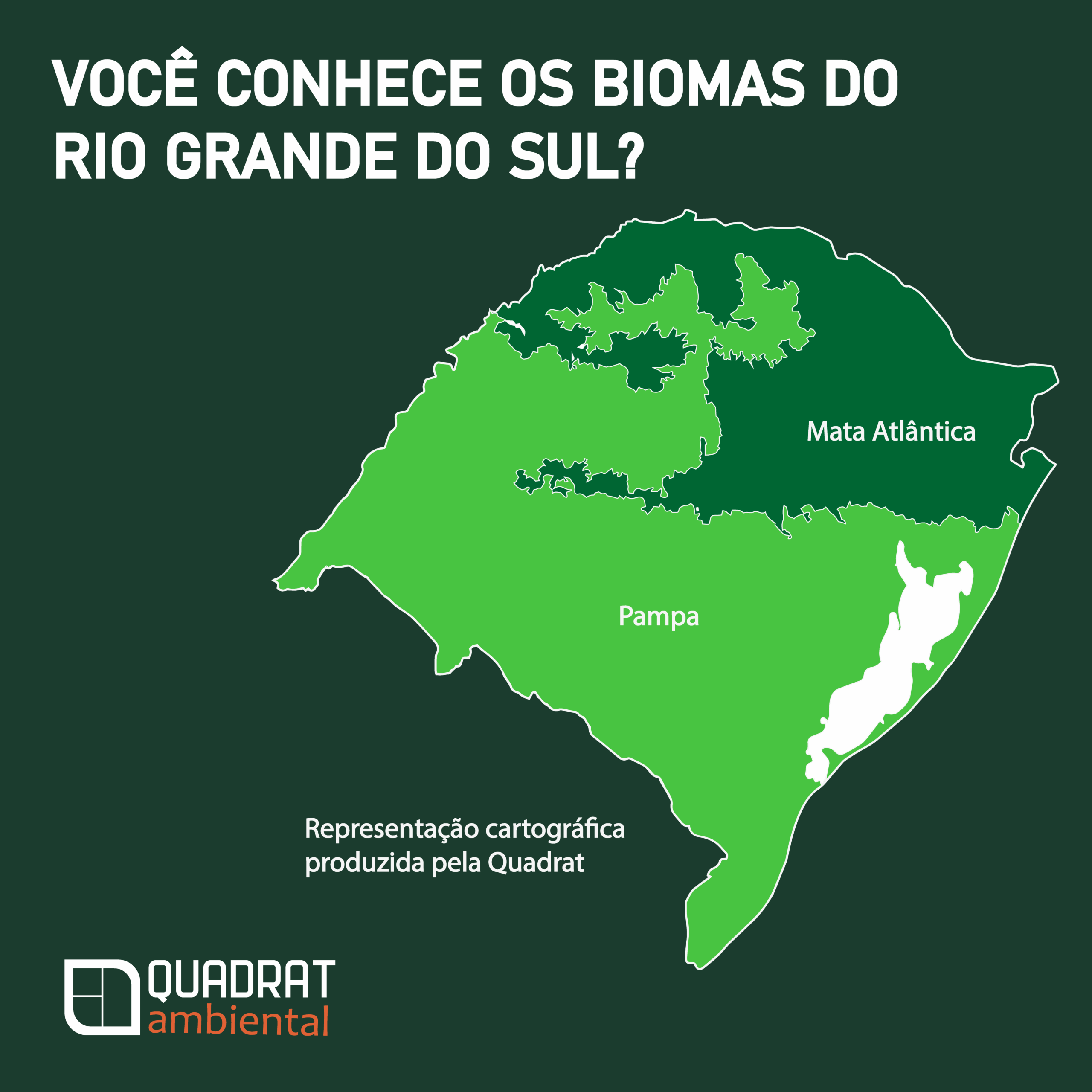 Mapa dos Biomas do Rio Grande do Sul